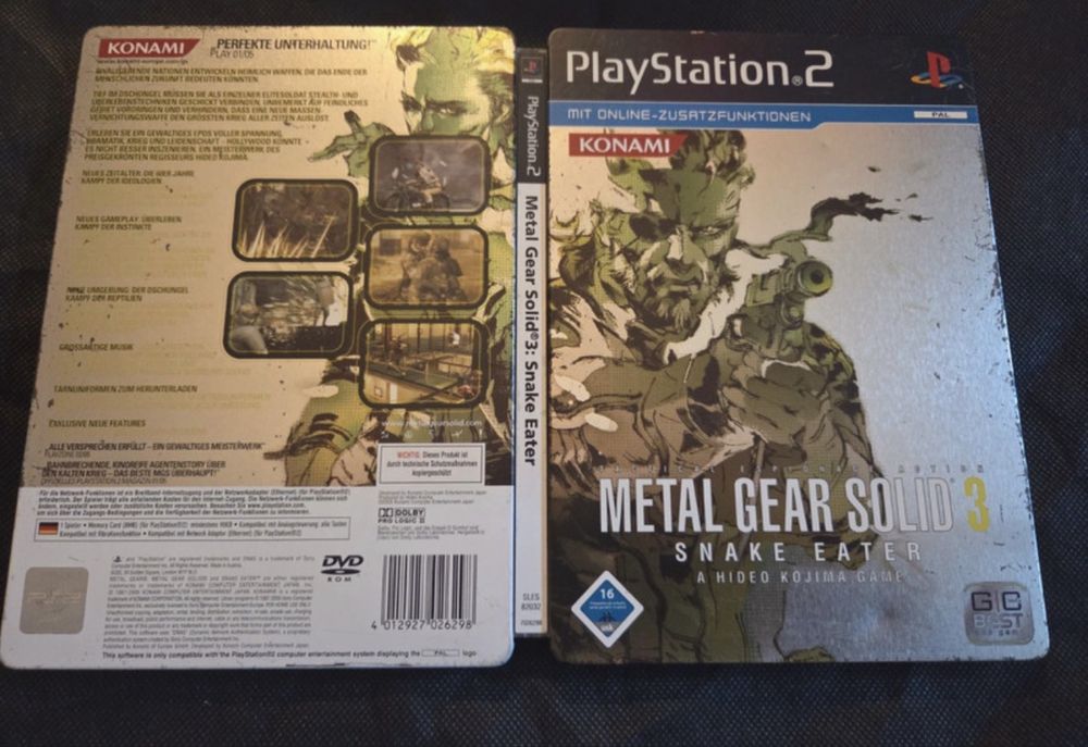 Metal gear solid 2 steelbook PlayStation 2