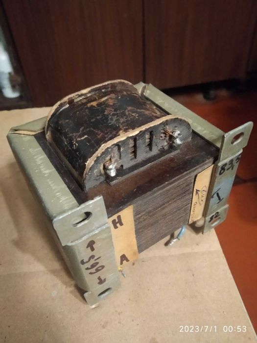 Выходной трансформатор ТР-254 пара заводских от лампового УНЧ 100ватт.