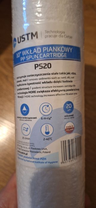Filtr wkład piankowy PS20 rozmiar 10