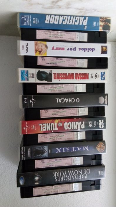 Filmes em VHF - Cassetes de compra V