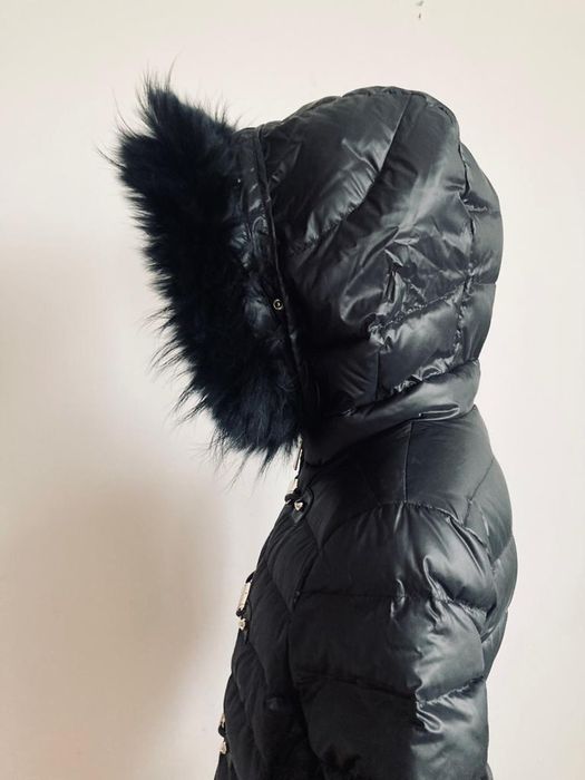 PINKO Płaszcz puch naturalny jenot roz. XS/S/ roz.36/S/8
