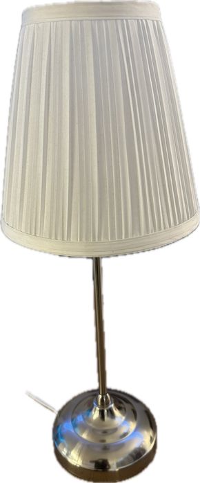 Lampa stołowa ikea nocna biała arstid