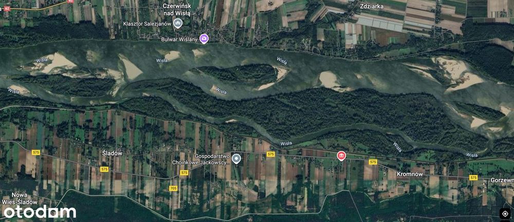 Bezpieczna wiślana przystań, rajska plaża, budowlana lub inwestycyjna. - Widok 3