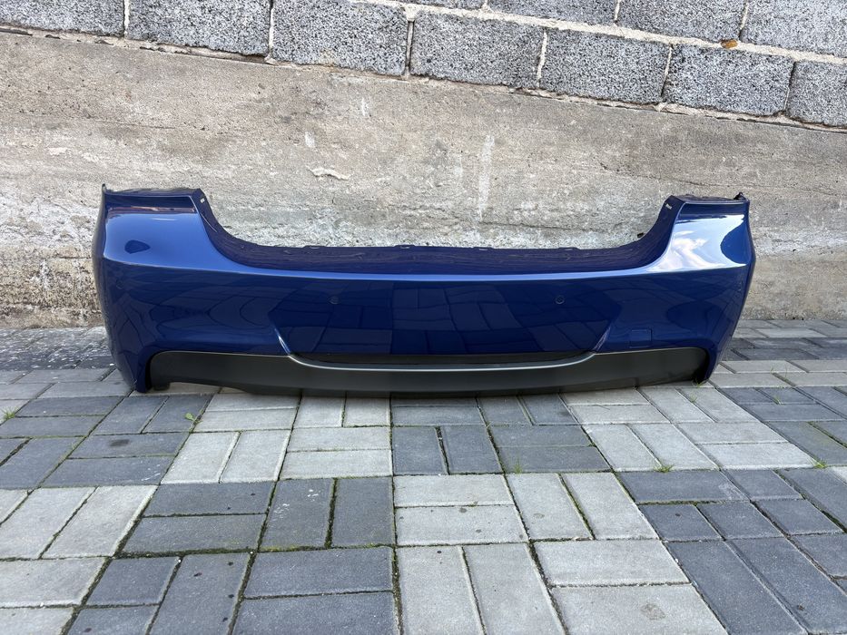 Zderzak tył tylny m pakiet bmw e90 przedlift Le Mans Blau LemansBlau