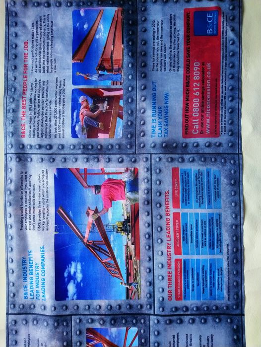 Плакат подвійний рекламний B&CE