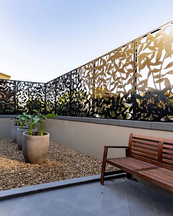Guarda corpos em metal - Design moderno