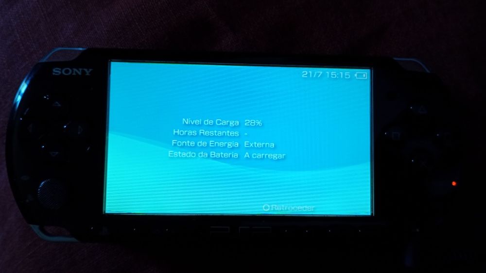 PSP Sony (cartão 6G+8Jogos+acessórios)