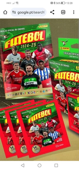 Cromos Futebol 2024-25 Liga Betclic Panini. 
Vendo os cromos da coleçã