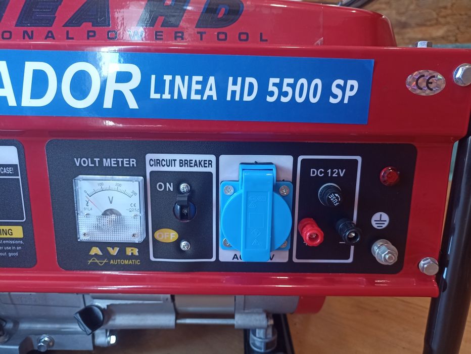 Gerador gasolina monofásico linea HD 5500 Novo