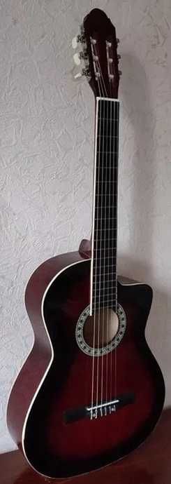 класична гітара з вирізом повнорозмірна 4/4 нейлон струни