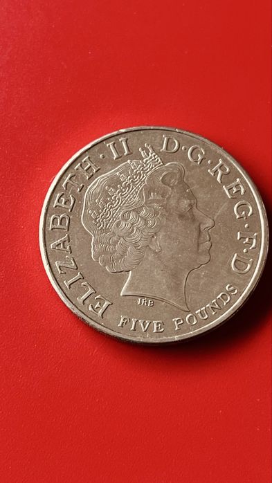 Moeda de 5 libras Inglaterra