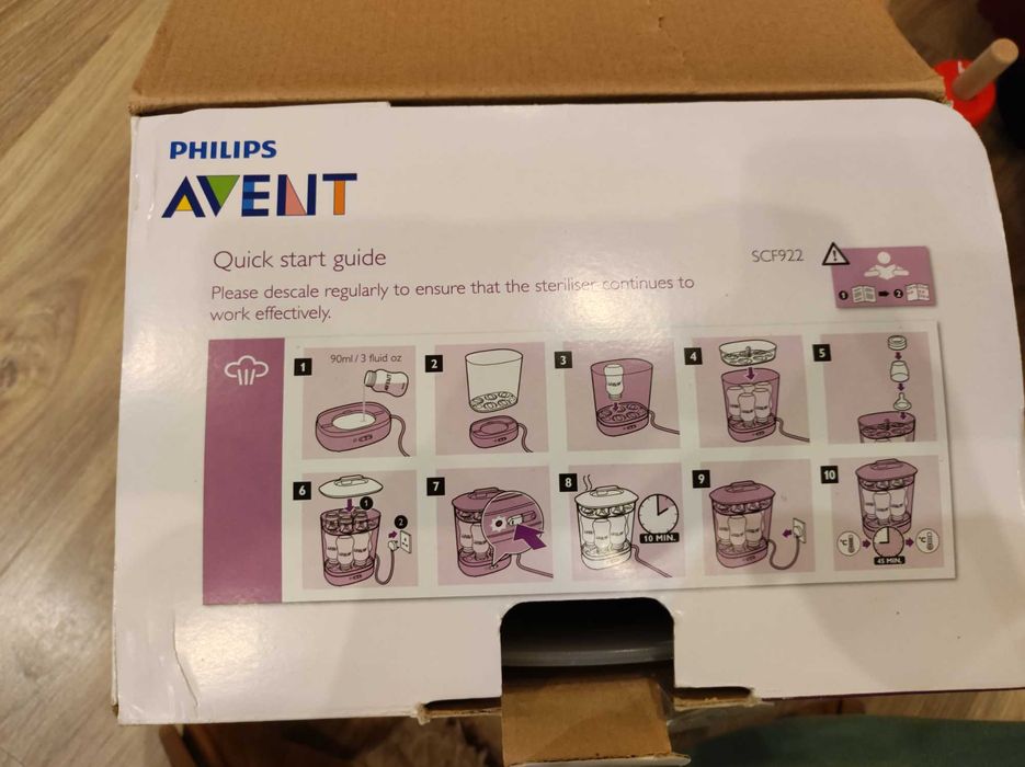 Esterilizador de biberões Avent