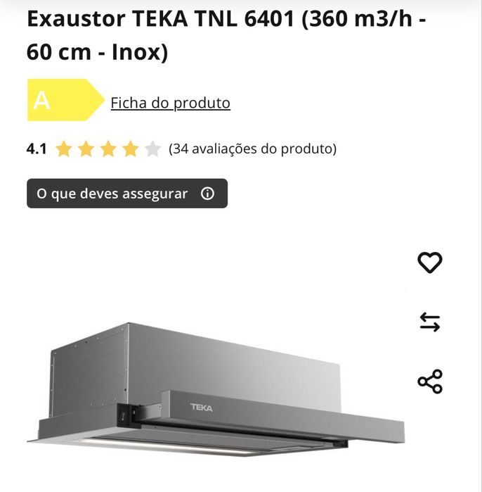 Exaustor TEKA TNL 6401