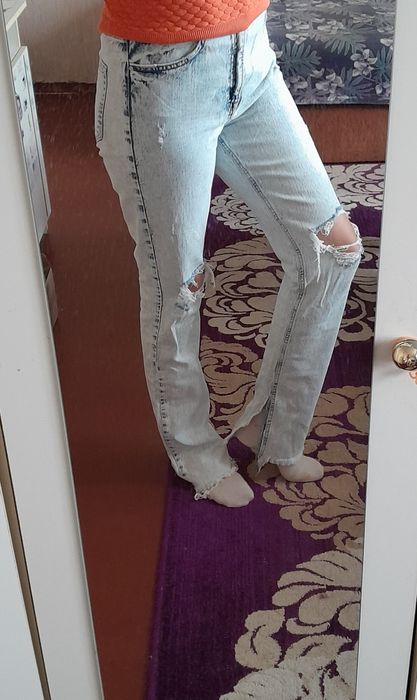 Жіночі джинси рвані L 40 Zara