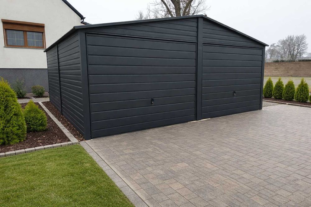 Garaż blaszany garaz blaszak garaże blaszane 6x5.80 6x6 5x7 6x8 profil