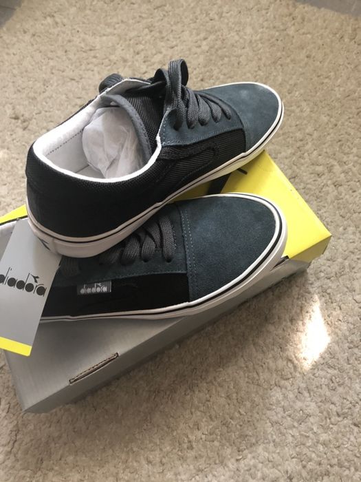 Кожаные кеды diadora