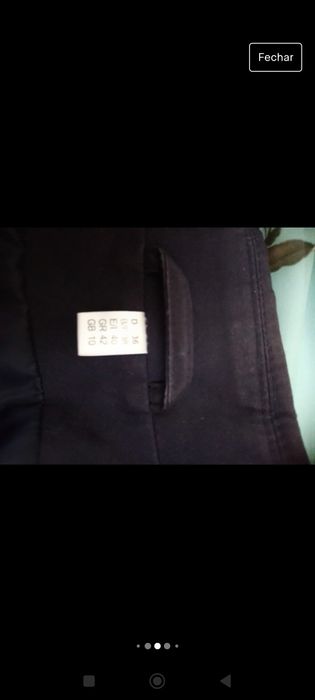 Gabardine azul marinho