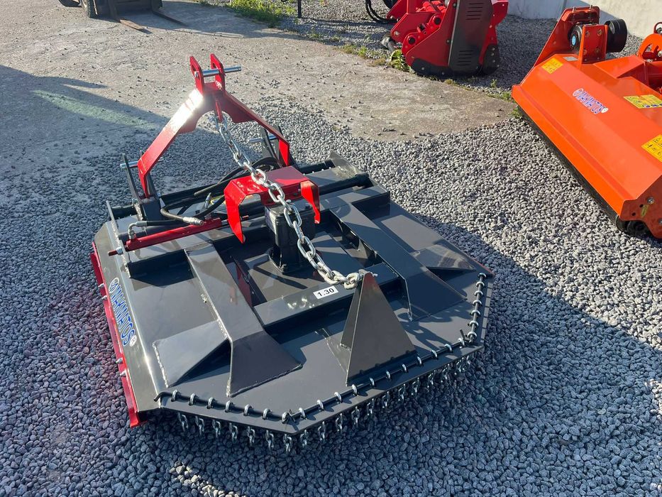 Capinadeira corta-mato descentrável hidráulica 1.30m reforçada NOVO