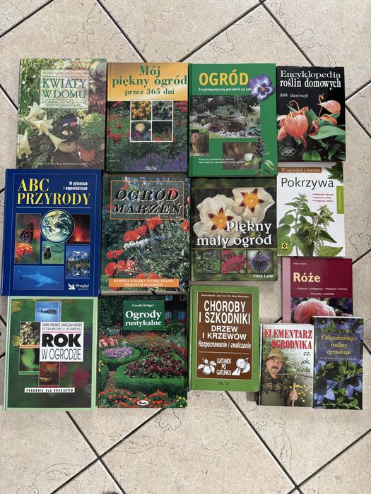 Książki o ogrodzie roślinach