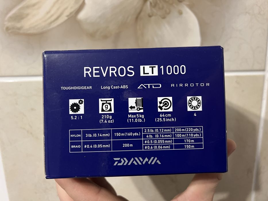 Котушка Daiwa Revros LT 1000
