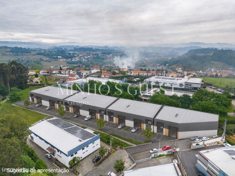 Lote Industrial c/ PIP para construção de até 4 Pavilhões - Felgueiras