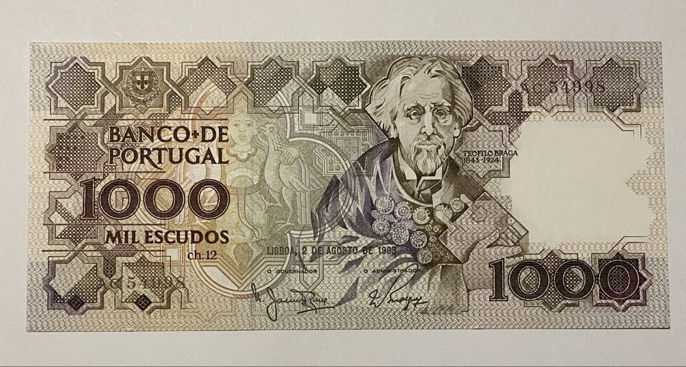 Nota 1108 - Mil Escudos 1988