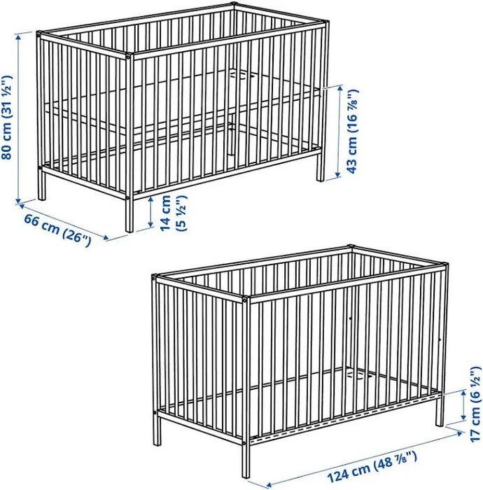 Berço IKEA com colchão