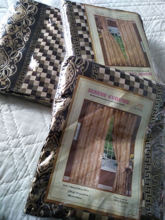 2 conjuntos cortinas