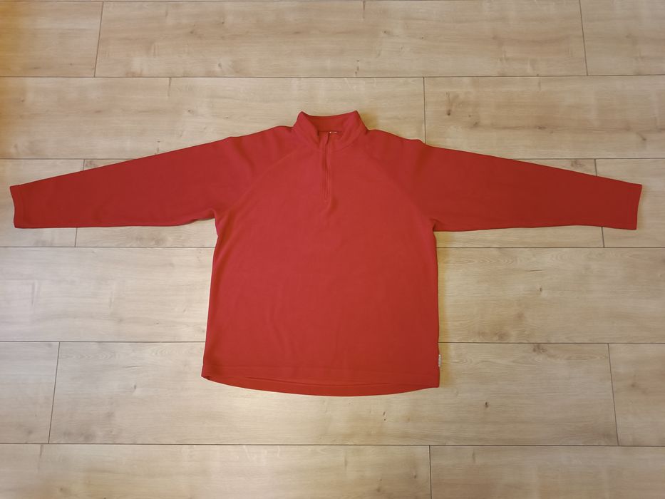 Polar męski Decathlon Quechua czerwony