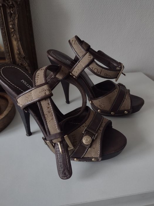 Buty Pollini na obcasie r.37