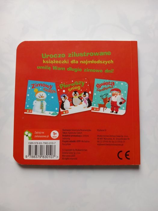 3 książeczki dla dzieci o zimie wyd. Zielona Sowa