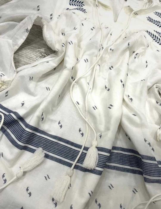 Zara sliczna dluga maxi bawelniana sukienka w stylu boho S/M