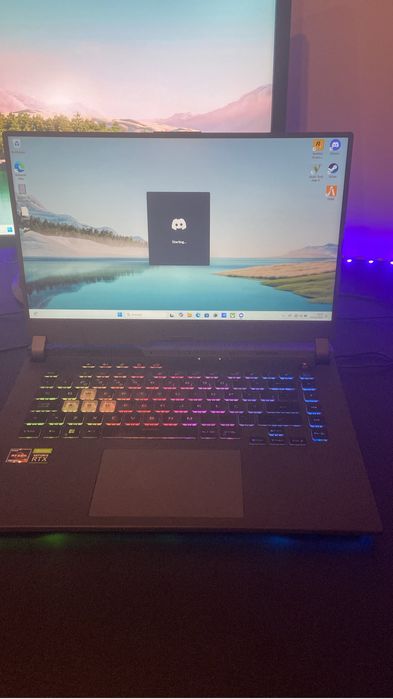 Portatil Gaming asus Rog G513 32gigas ram. Ryzen7