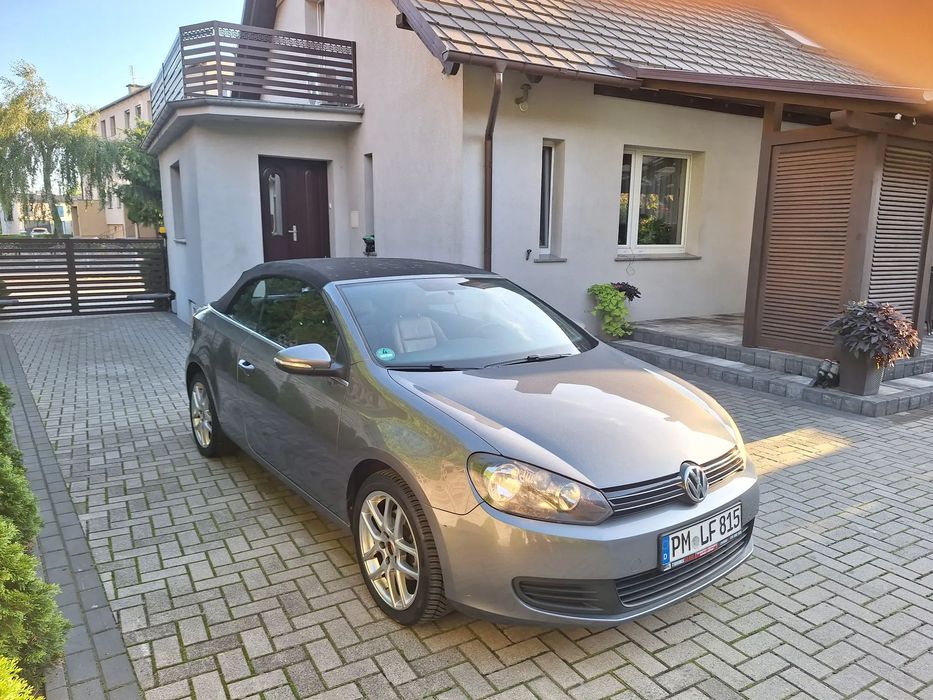 Volkswagen Golf Cabrio klimatronic alu pdc brązowa skóra bezwypadkowy