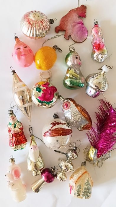 Елочние игрушки ссср клоун самовар звездочкт