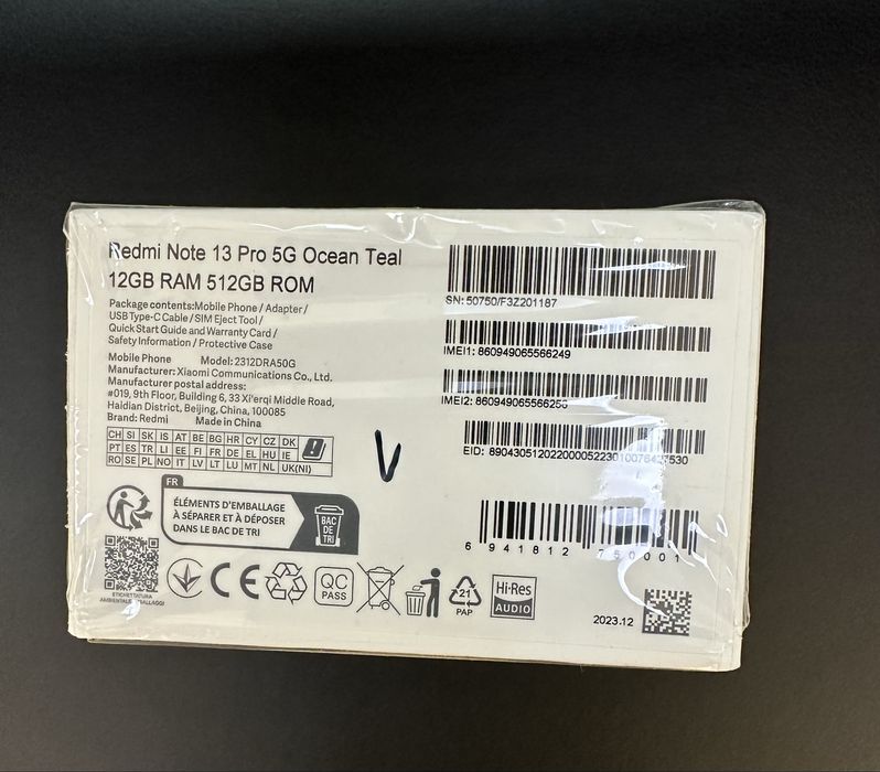 Redmi Note 13 Pro 5G 12/512 Ocean Teal