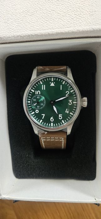 Luksusowy, mechaniczny zegarek męski pilot, flieger