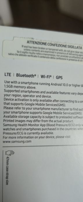 Samsung galaxy watch 6 LTE