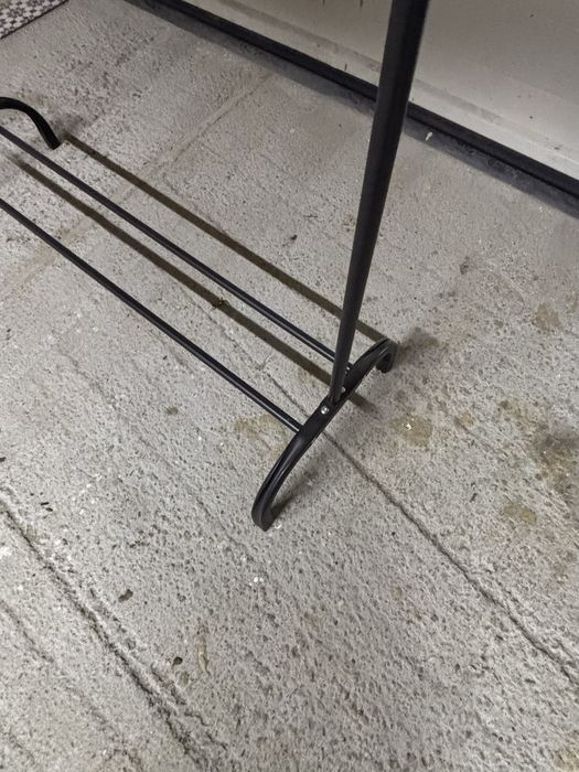 Wieszaki loft czarny 110cm - 4 szt.