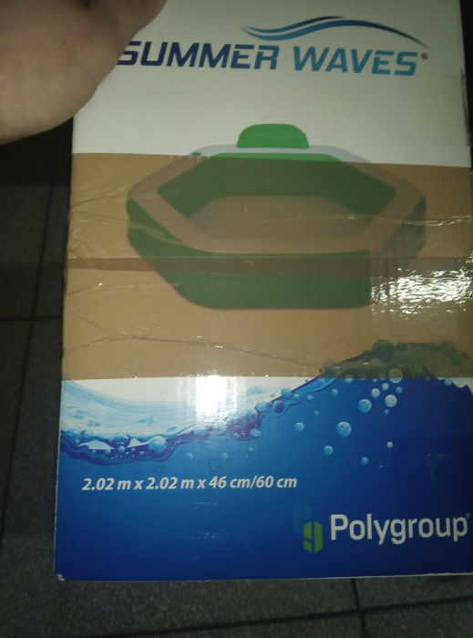 Piscina nova embalada 2,02mx2,02mx60cm