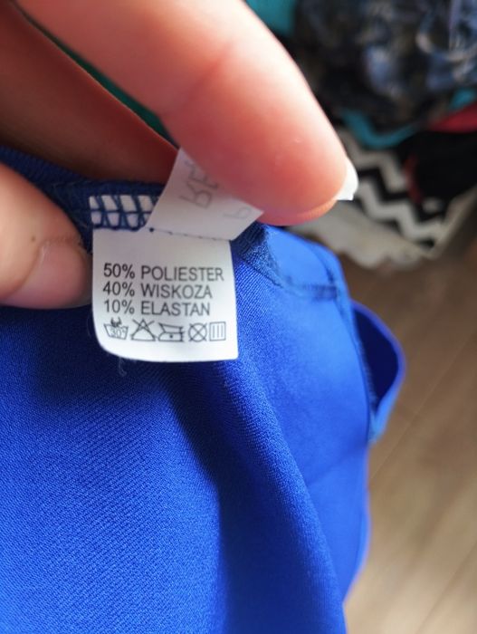 Zadbany granatowy kombinezon rozmiar S