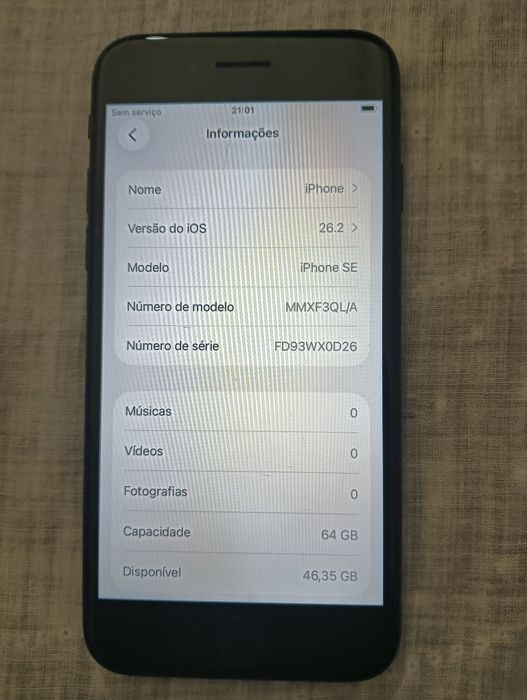 iPhone SE 3ª Geração – 64GB – Ótimo Estado