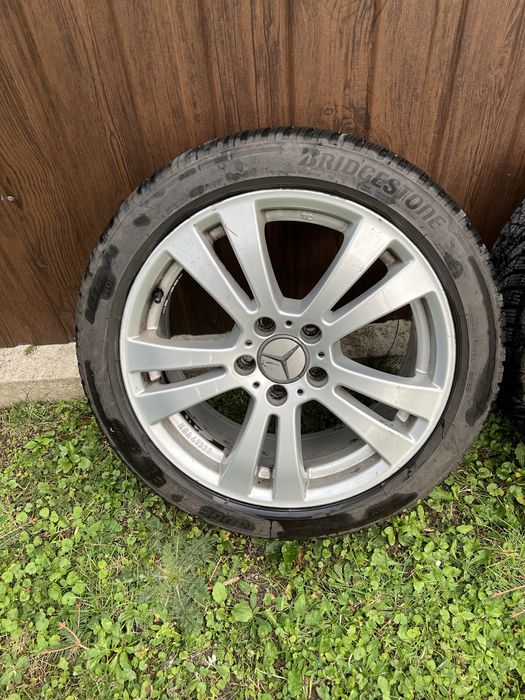 Koła alufelgi Mercedes z oponami Bridgestone 225/45/17