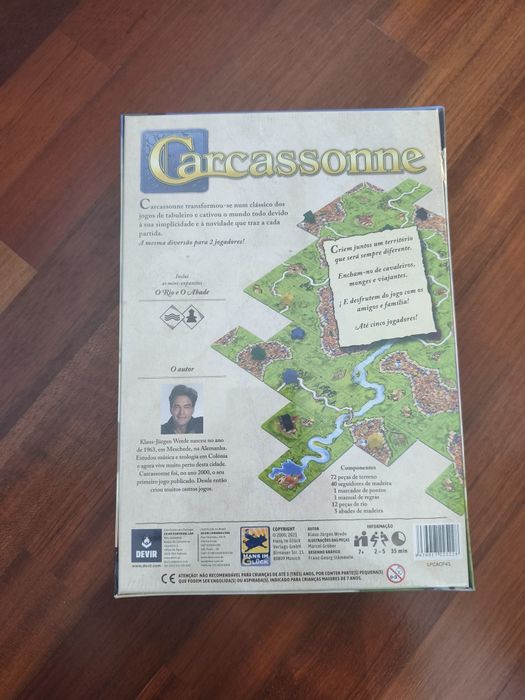 Carcassone - Jogo de tabuleiro (selado)