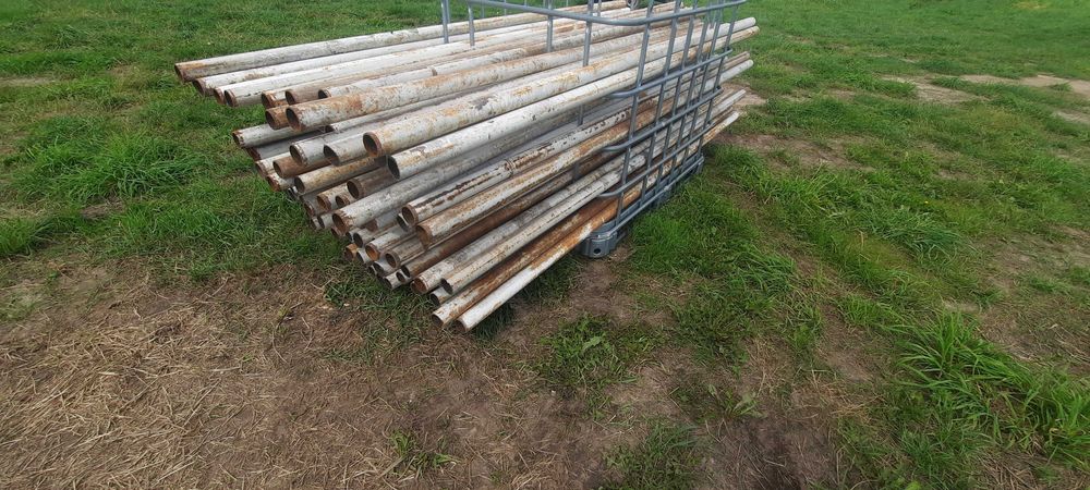 Słupki ogrodzeniowe 2m na ogrodzenie rury 6.5m stal wygrodzenia