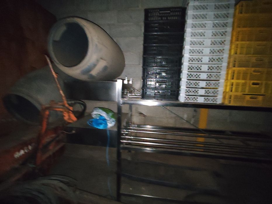 Prensa pneumática - inox - queijaria