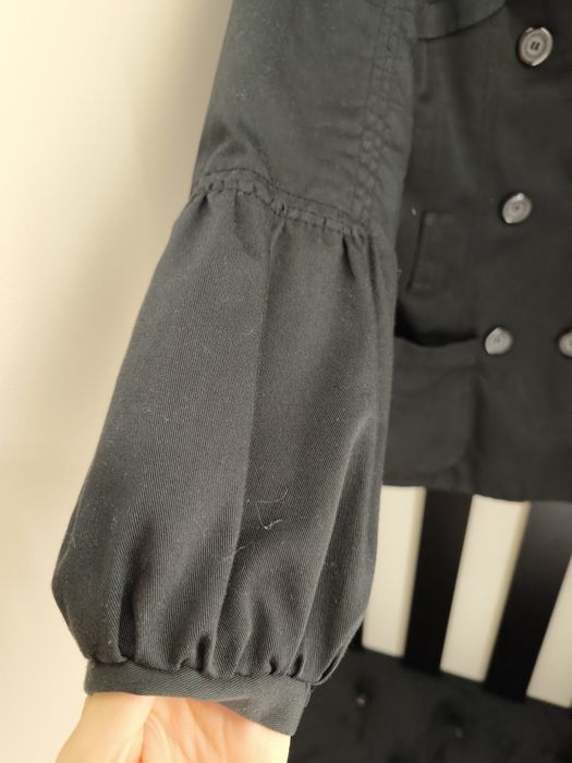 Płaszcz czarny wiosenny