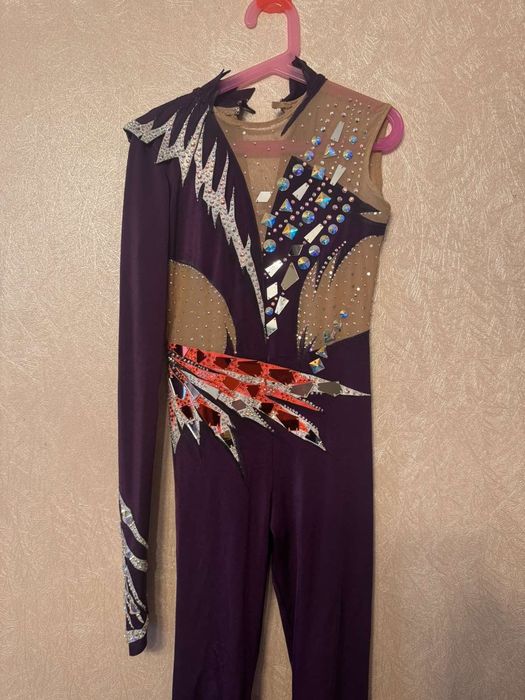 Купальник комбінезон для гимнастики  рост 130-165