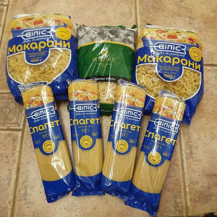Макаронні вироби. Обмін на побутову хімію
