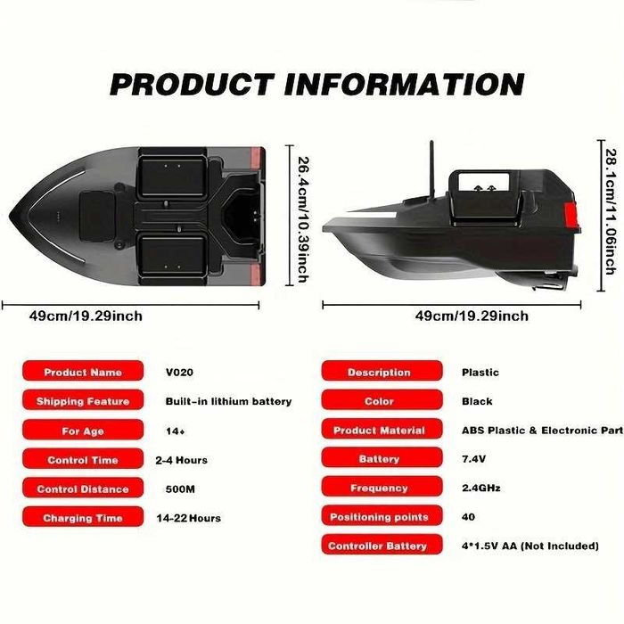 Розпродаж! Кораблик Flytec V020 з GPS 40точок! + сумка